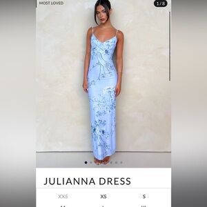 Tiger Mist Julianna Dress in blue